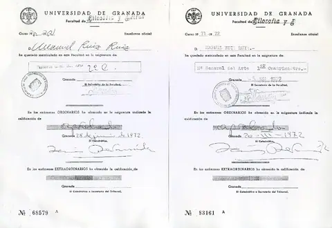 Títulos, diplomas y certificados