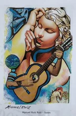 Lady Madonna. Arte postal, 2018